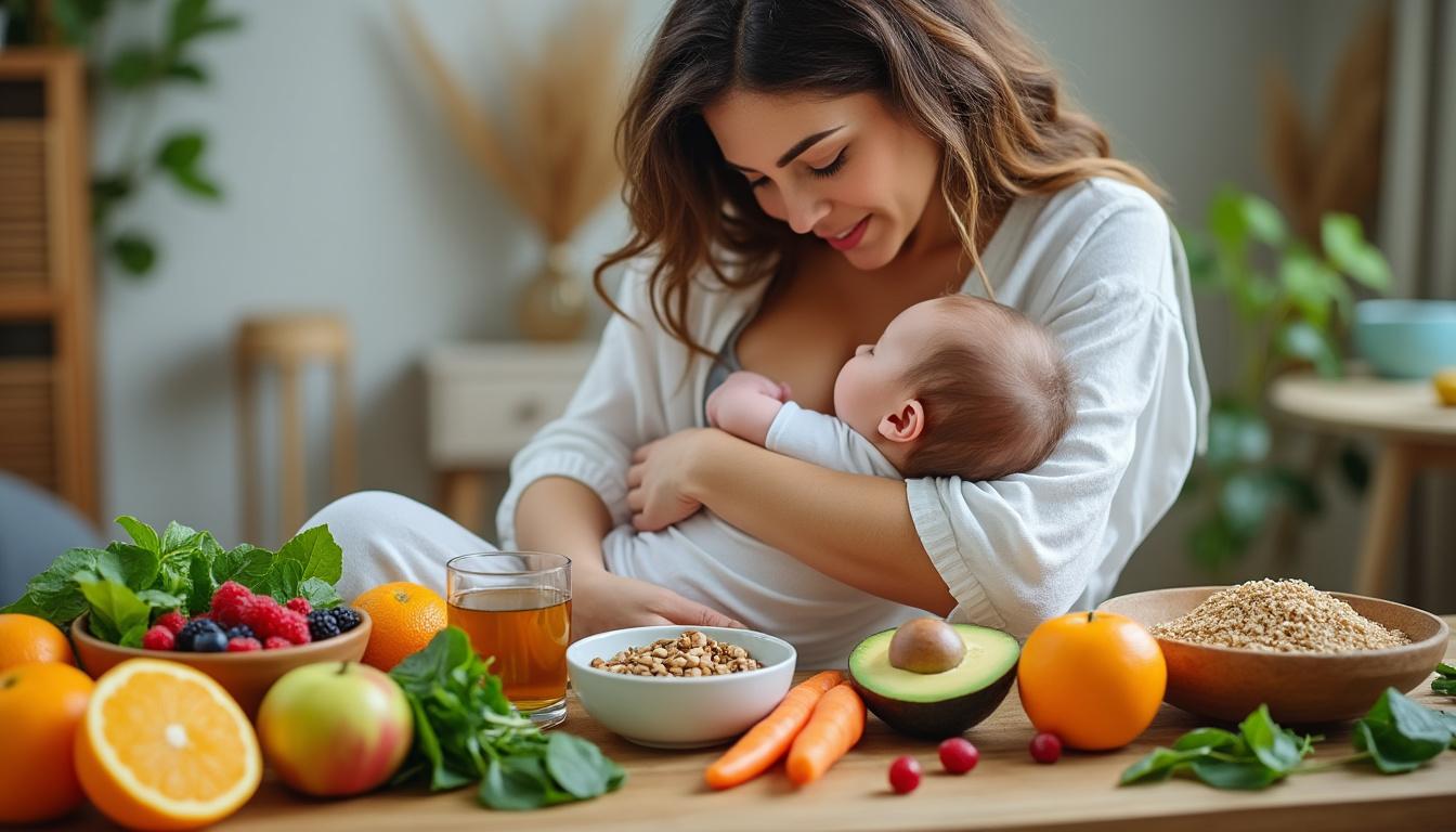 découvrez comment maintenir une alimentation équilibrée pendant l’allaitement pour assurer santé et bien-être à la maman et au bébé.